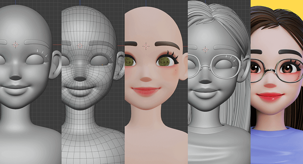 Mô Hình Hóa Nhân Vật 3D Vui Nhộn Bằng Blender
