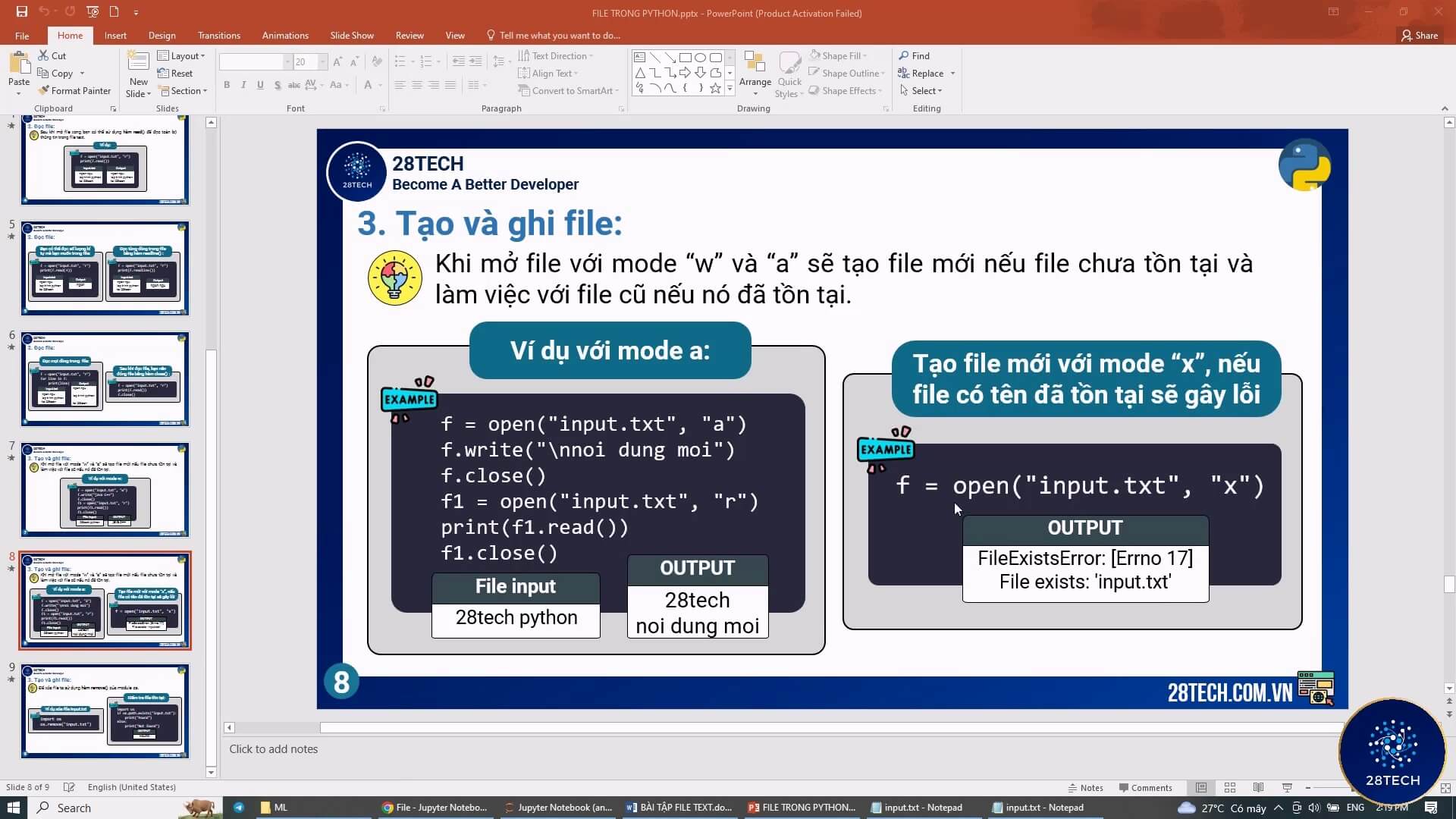 Lập Trình Python Từ Cơ Bản Tới Nâng Cao