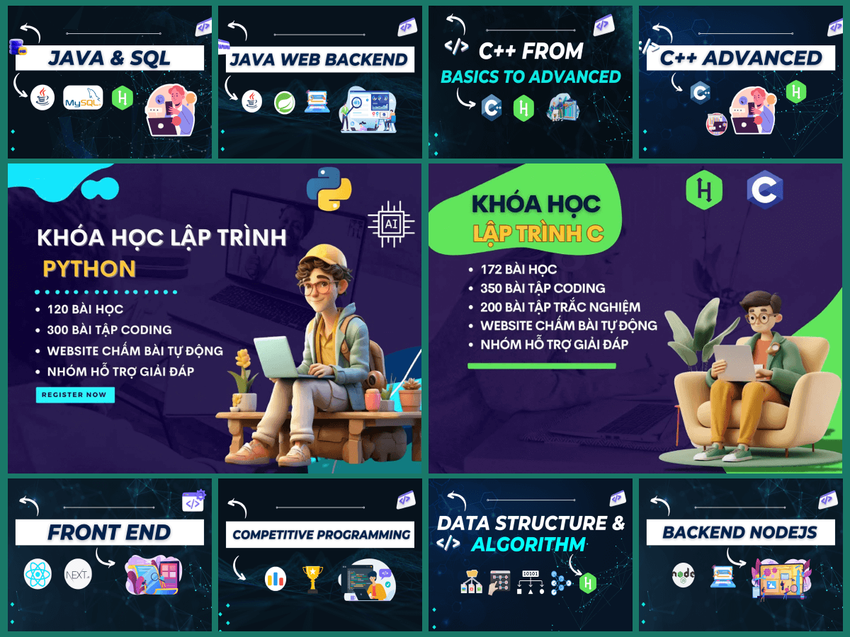 Trọn Bộ 10 Khóa Học Lập Trình 28Tech