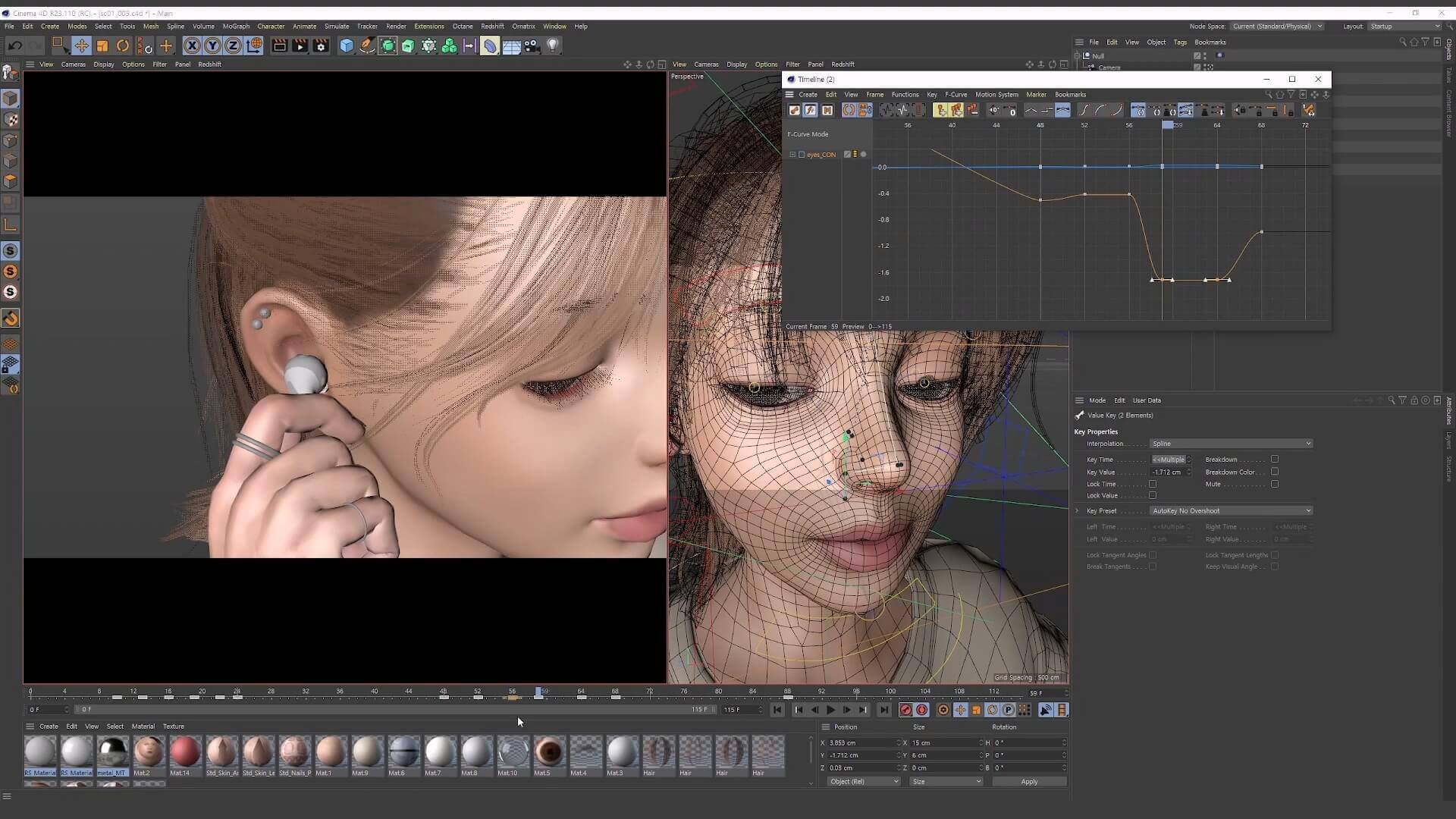 Hiệu Ứng Chuyển Động Nhân Vật Bán Hiện Thực Tạo Bằng Cinema 4D