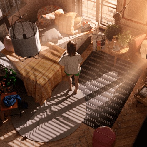 Hiệu Ứng Chuyển Động Nhân Vật Bán Hiện Thực Tạo Bằng Cinema 4D
