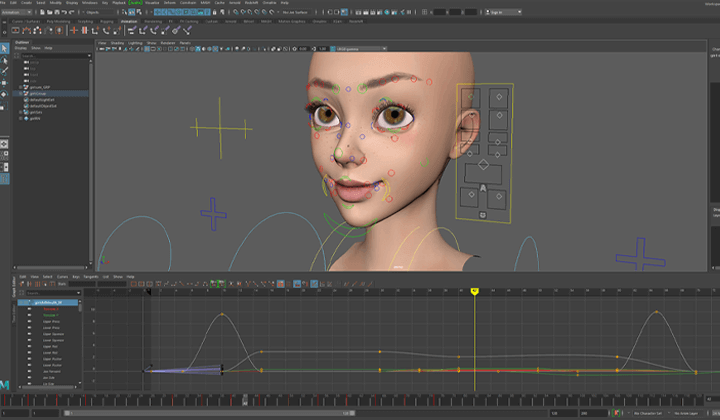 Hiệu Ứng Chuyển Động Nhân Vật Bán Hiện Thực Tạo Bằng Cinema 4D
