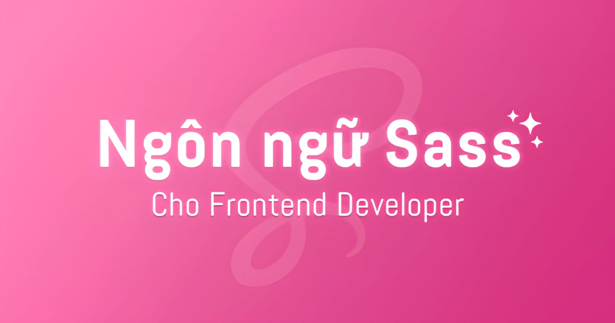 Ngôn Ngữ Sass