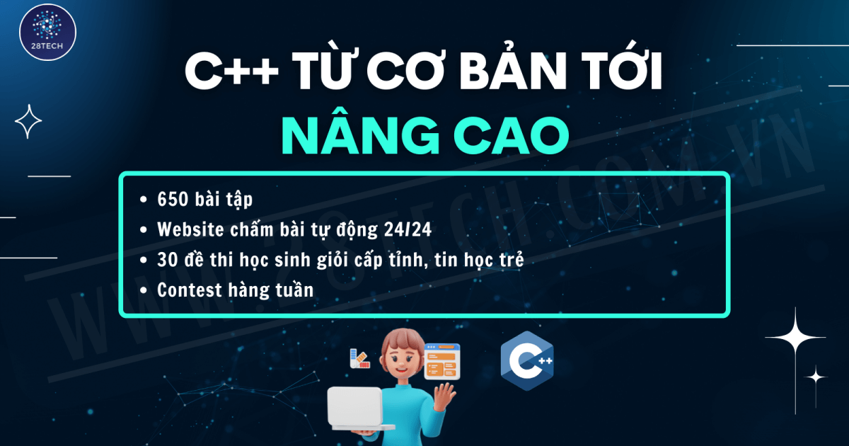 Lập Trình C++ Cơ Bản Tới Nâng Cao