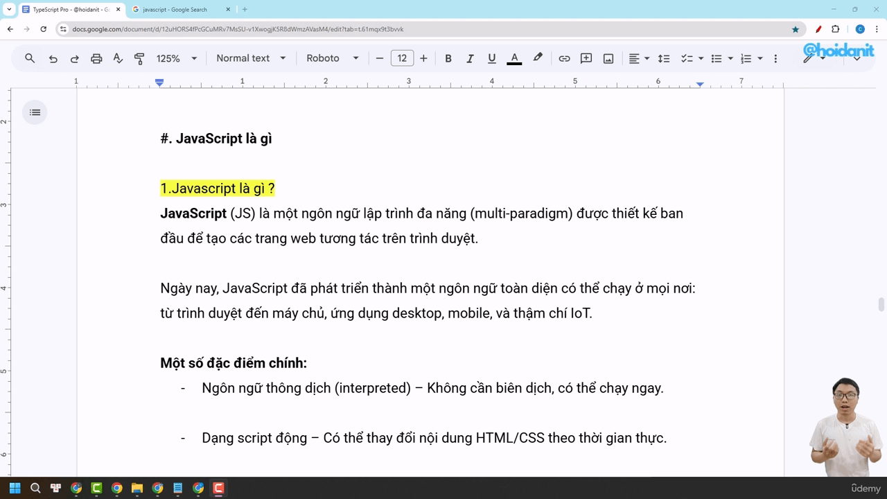 Tự Học Typescript Và Javascript Từ Đầu