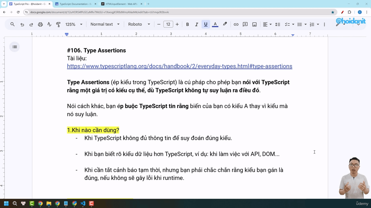 Tự Học Typescript Và Javascript Từ Đầu
