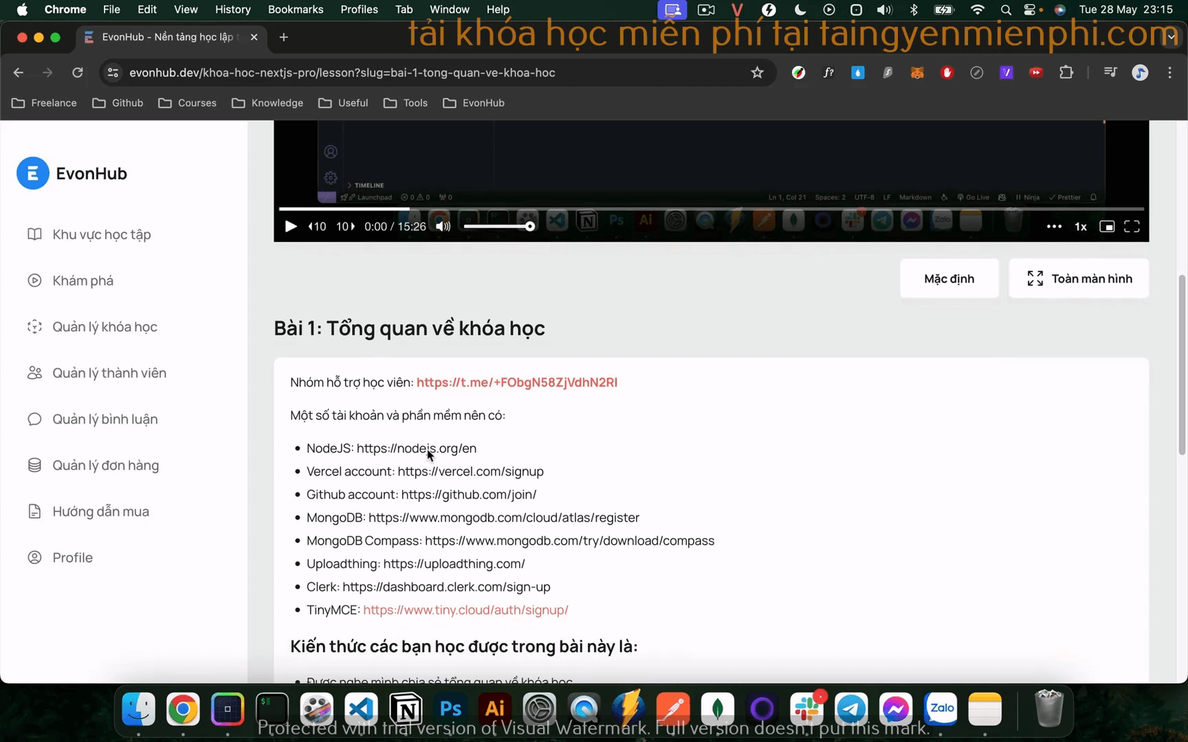 Xây Dựng Hệ Thống E-Learning Hoàn Chỉnh Bằng NextJS