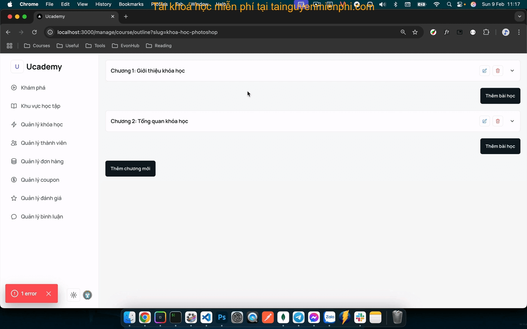 Xây Dựng Hệ Thống E-Learning Hoàn Chỉnh Bằng NextJS