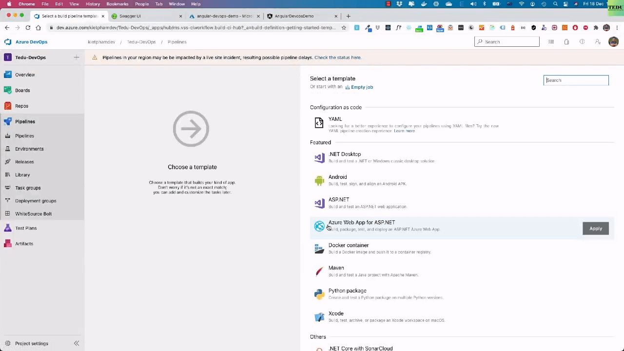 Triển Khai CI/CD Với Azure DevOps