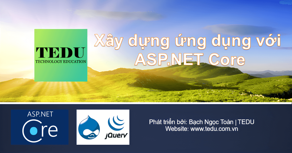 Xây Dựng Ứng Dụng Trang Với ASP.NET Core