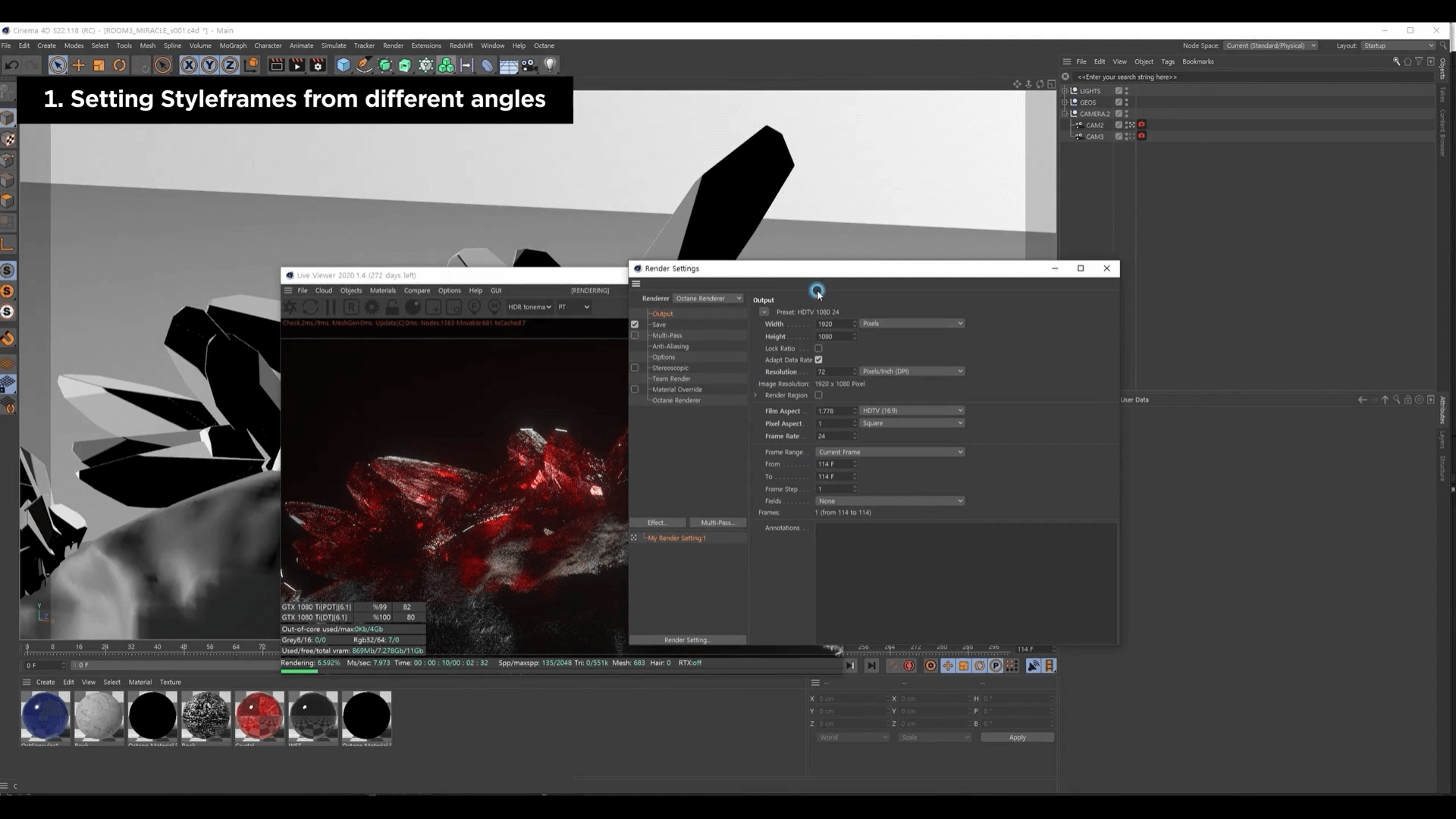 Tạo Kết Cấu Chân Thực Với Cinema 4D Và Octane